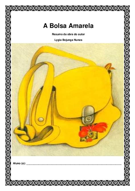 resumo do livro a bolsa amarela pdf